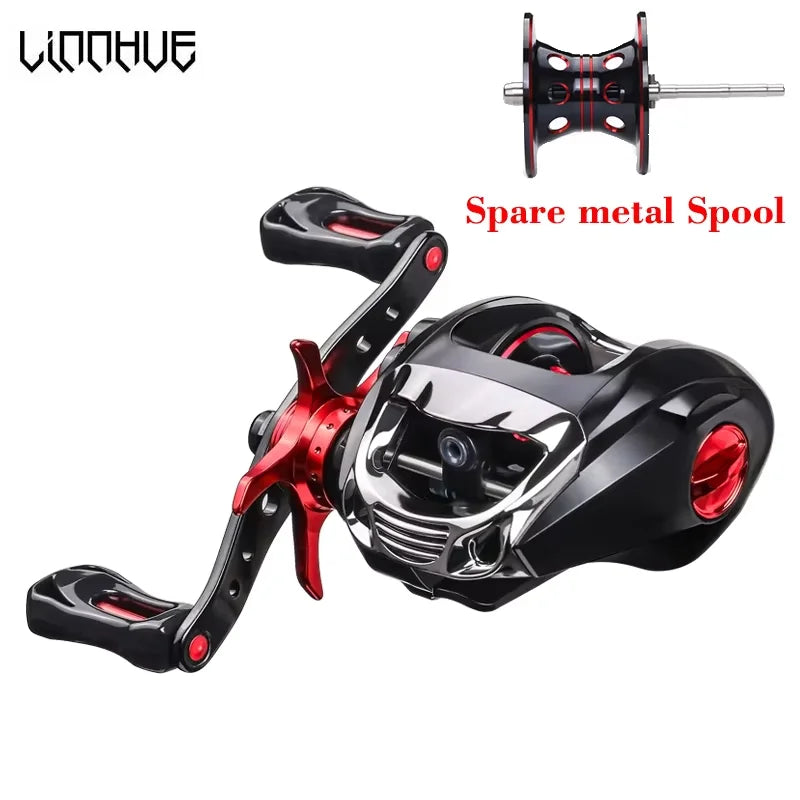 LINNHUE BS2000 Baitcasting Reel 8 To 1 High Speed Saltwater Fishing Reel