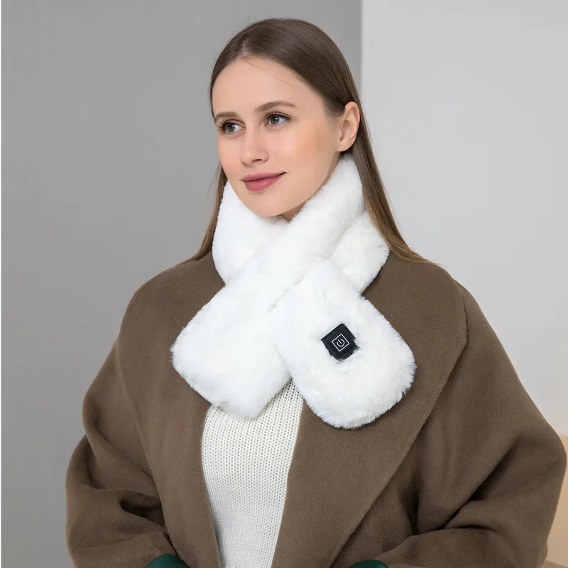 USB Heated Scarf For Men And Women Winter Warmer Outdoors