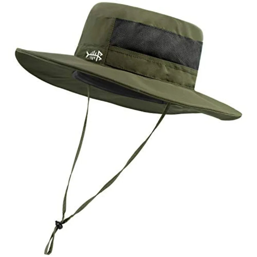 UPF 50 Plus Fishing Hat Water Resistant Detachable Neck Flap
