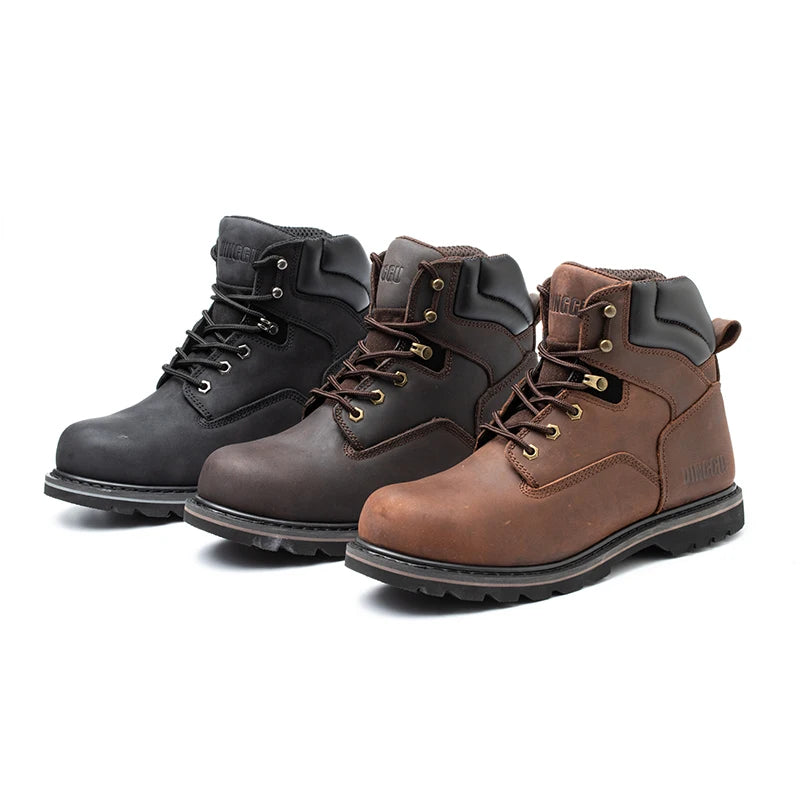 Lightweight Breathable Industrial Construction Sneakers For Men Worksite