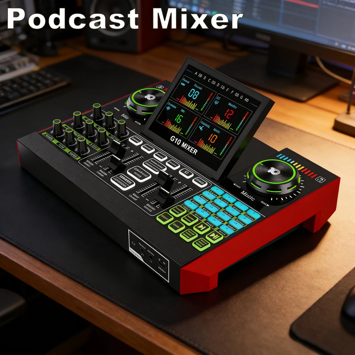 Tenlamp G10 Live Sound Card and Audio Interface for Podcast