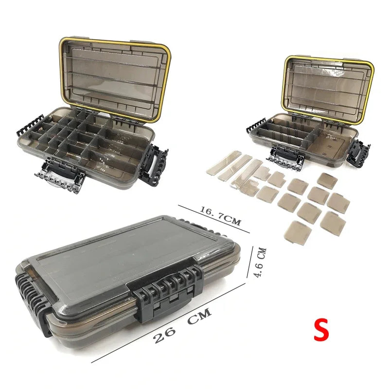 Waterproof Fishing Tackle Box Large Capacity Organizer