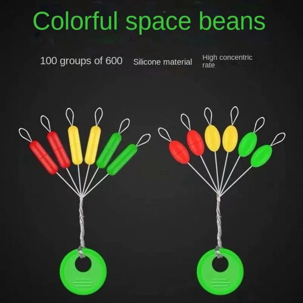600 Pcs Float Rubber Stopper Bobber Set For Fishing Tackle