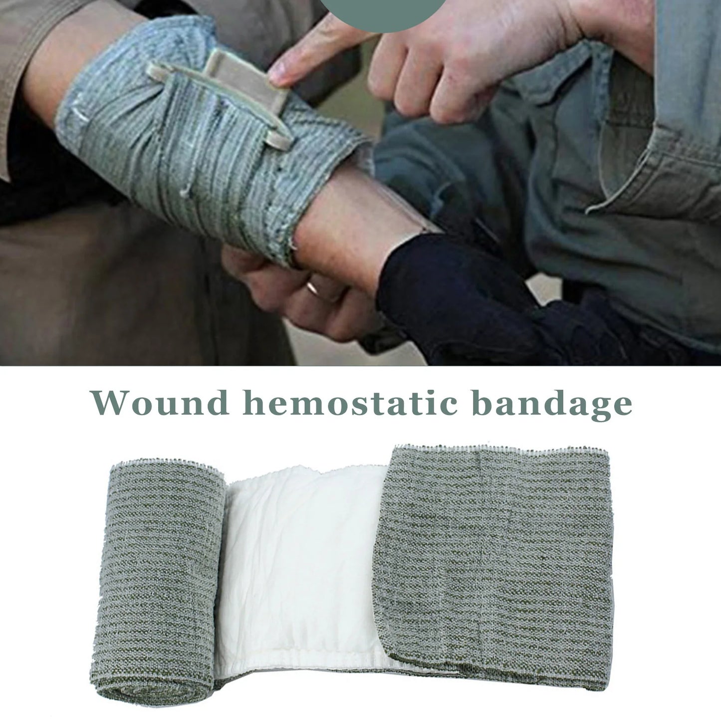 RZAHUAHU First Aid Tourniquet Hemostatic Bandage for Outdoors
