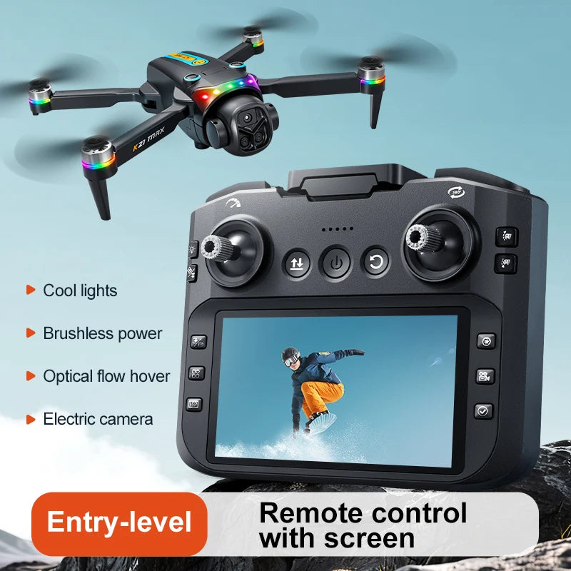 Max FPV Drone With Built In Screen Remote Controller