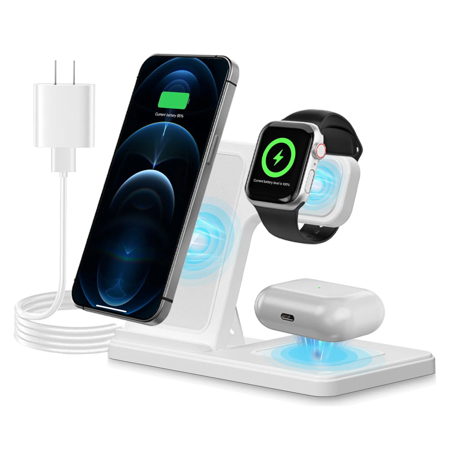Magnetic Wireless Charger 18W Fast Charging Adapter QC3.0 Certified