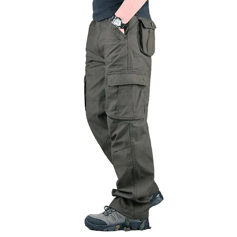 Tactical Cargo Pants For Men Cotton Outdoor Work Trousers