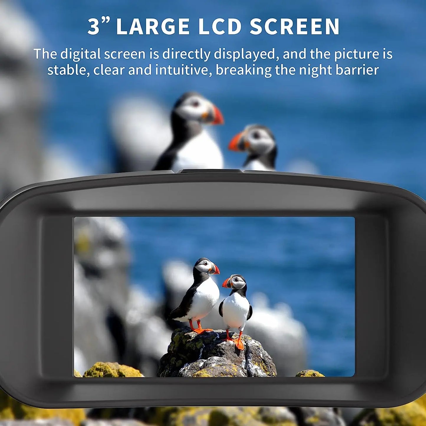 Hrvzdvw 4K Night Vision Binoculars With Rechargeable Battery