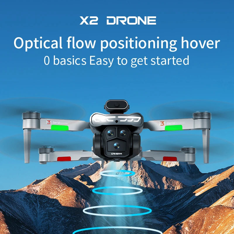 X2 Promax Foldable Drone With 2.8 Inch Screen And Dual HD Cameras