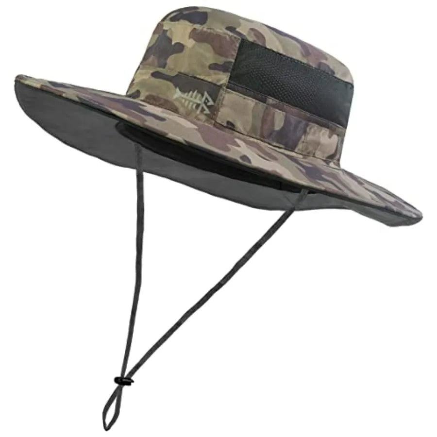 UPF 50 Plus Fishing Hat Water Resistant Detachable Neck Flap