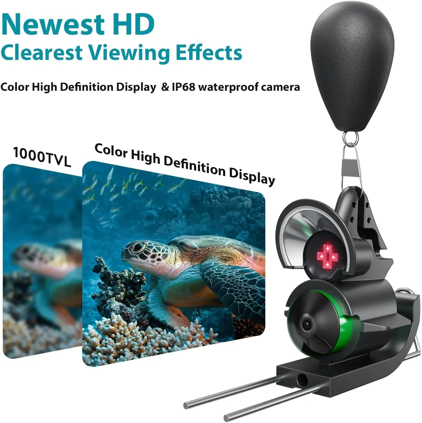 Underwater Fishing Camera With 5 Inch LCD And 10000mAh Battery