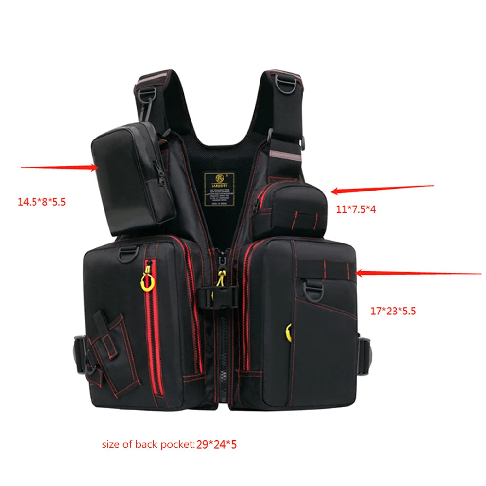 NONECN Multifunctional Life Jacket Vest For Outdoor Fishing