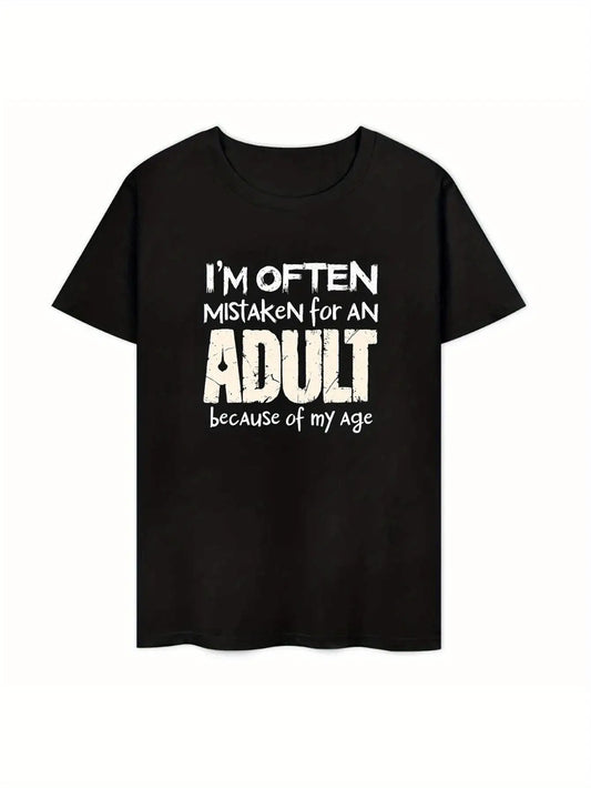 Mens Funny Im Often Mistaken For An Adult Cotton Shirt