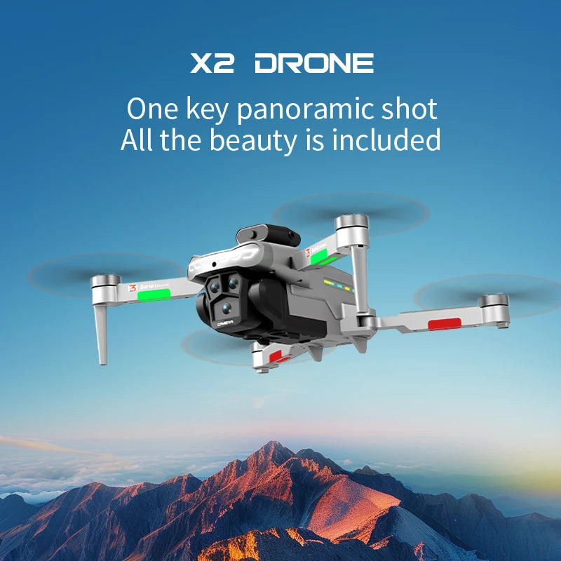 X2 Promax Foldable Drone With 2.8 Inch Screen And Dual HD Cameras