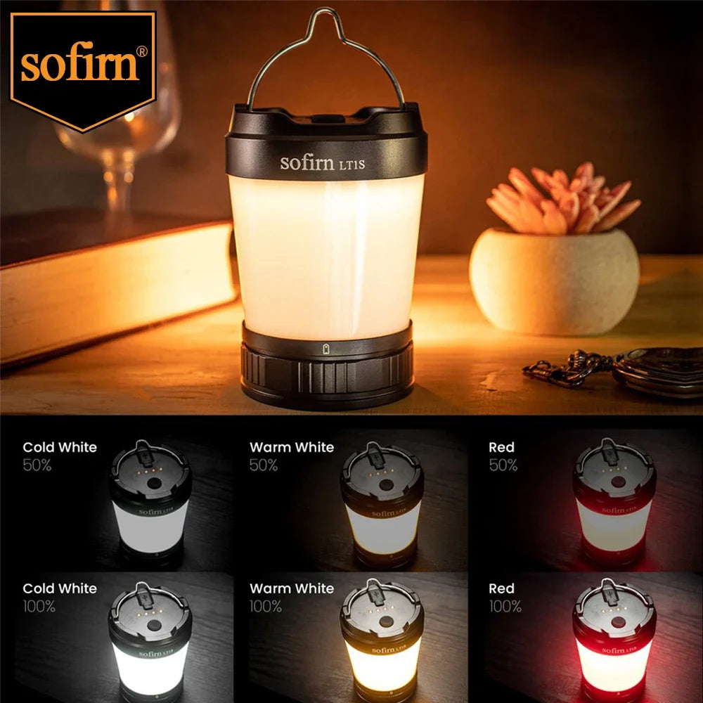 Sofirn LT1S Camping Light USB C 21700 Rechargeable Emergency Lantern