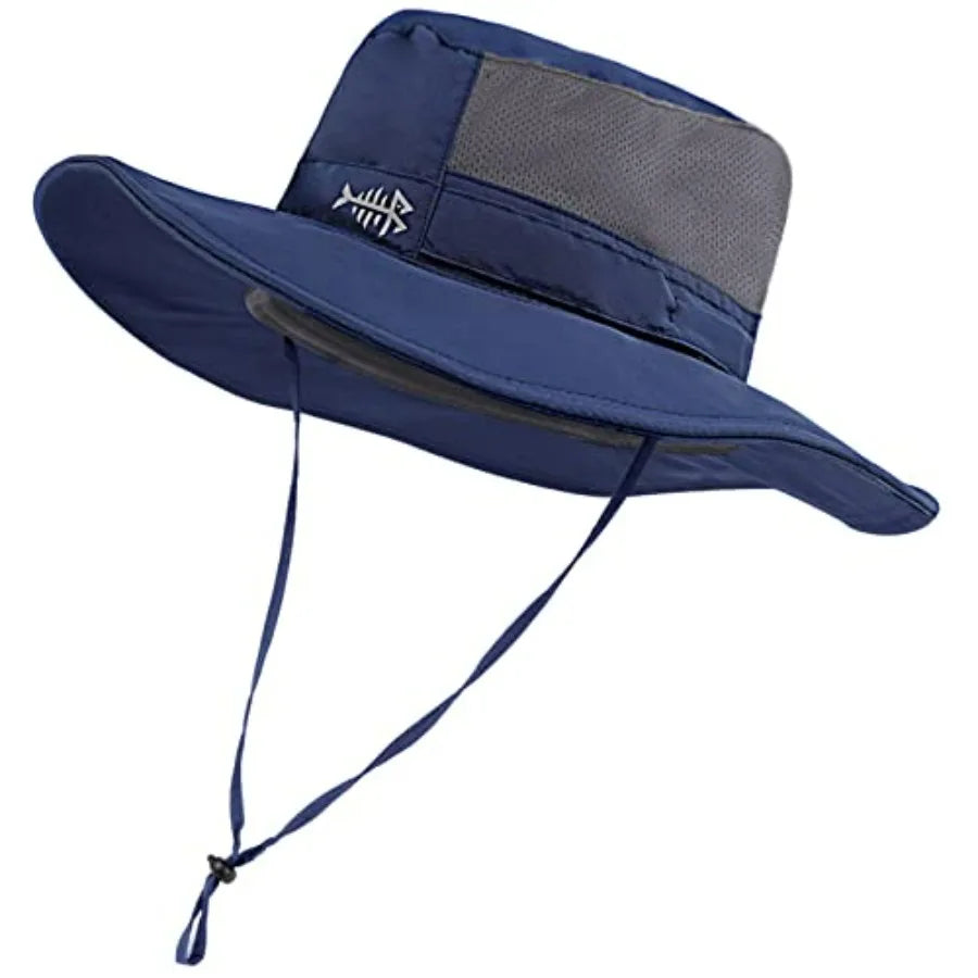 UPF 50 Plus Fishing Hat Water Resistant Detachable Neck Flap