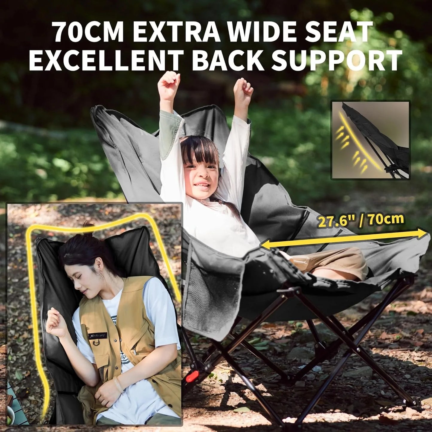 Naturehike Sea Star Recliner Outdoor Folding Moon Chair For Camping