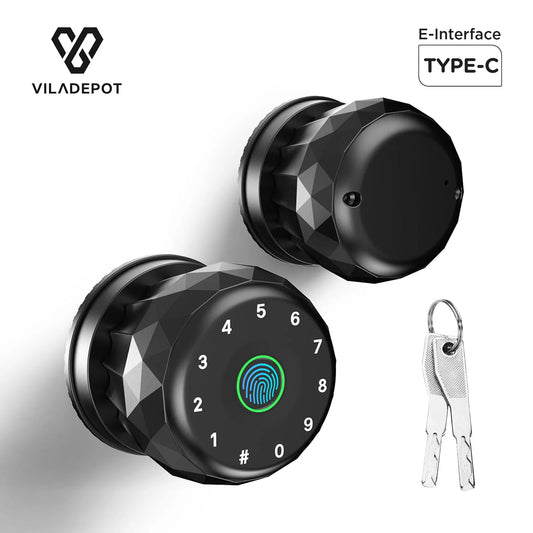 Viladepot Smart Lock With Fingerprint App Control Keypad