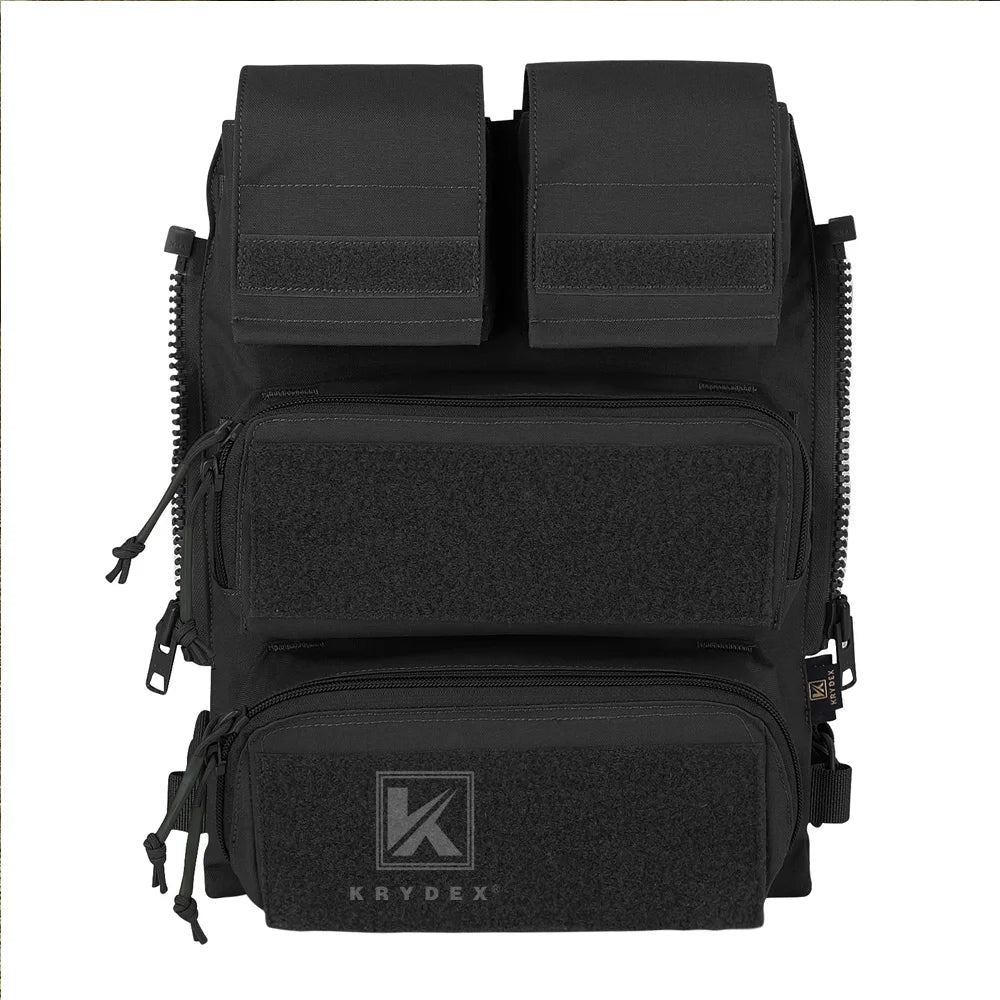 KRYDEX Tactical Modular Back Panel Backpack For AVS JPC