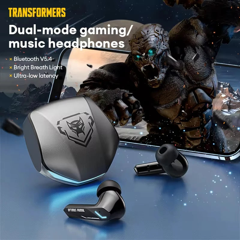 Transformers GM2 Pro Bluetooth Earphones Wireless Gaming Headset Earbuds