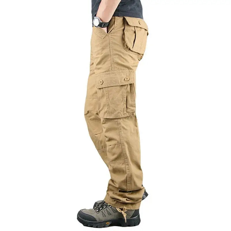Tactical Cargo Pants For Men Cotton Outdoor Work Trousers