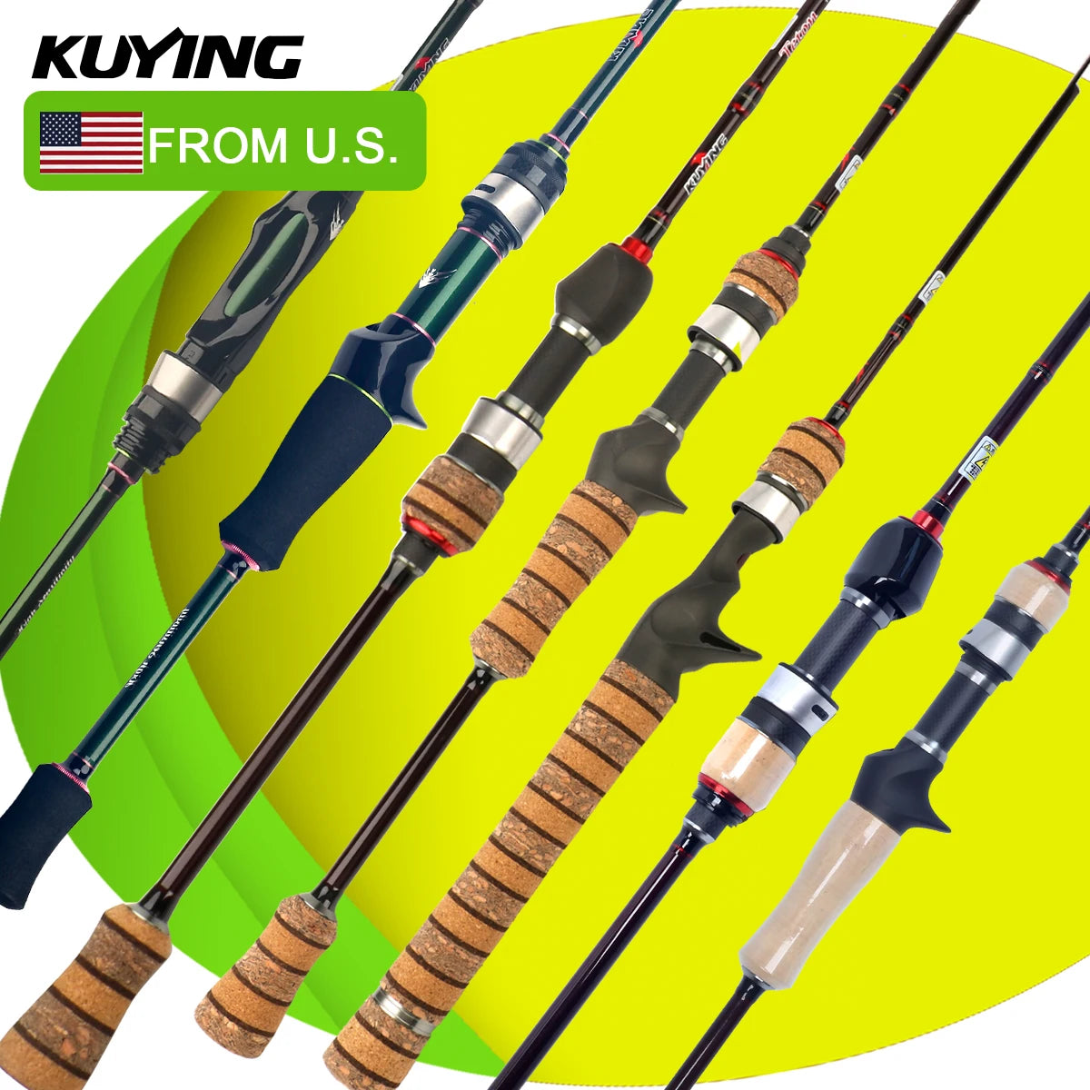Kuying Lure Rod TTC Casting Spinning River Carbon Fishing Rod