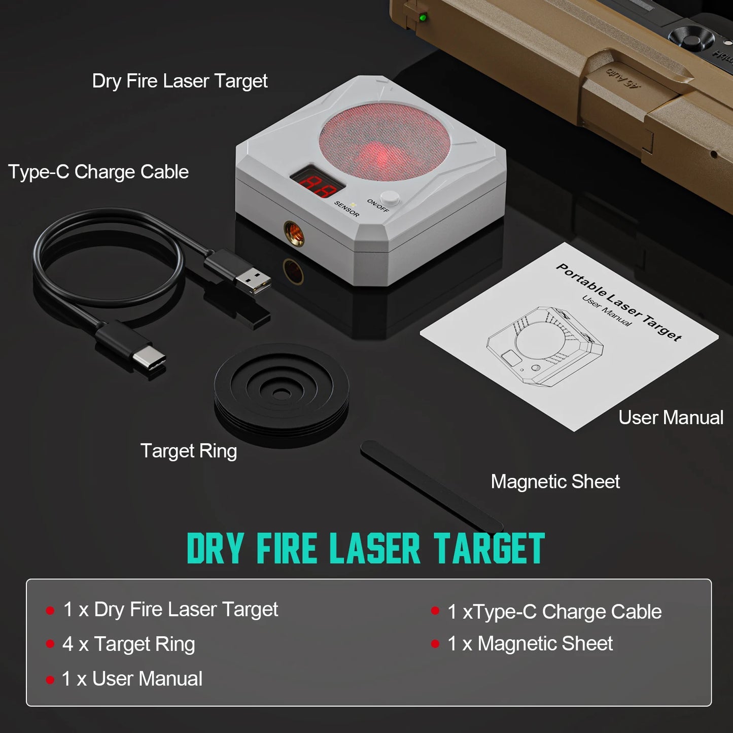 Infrared Induction Electronic Scoring Laser Target With Sound Effects