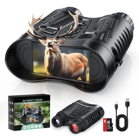 DIYIMINE Night Vision Binoculars 8X Digital Zoom With IR Recording