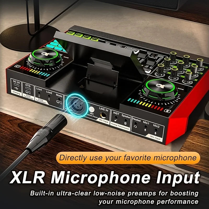 Tenlamp G10 Live Sound Card and Audio Interface for Podcast