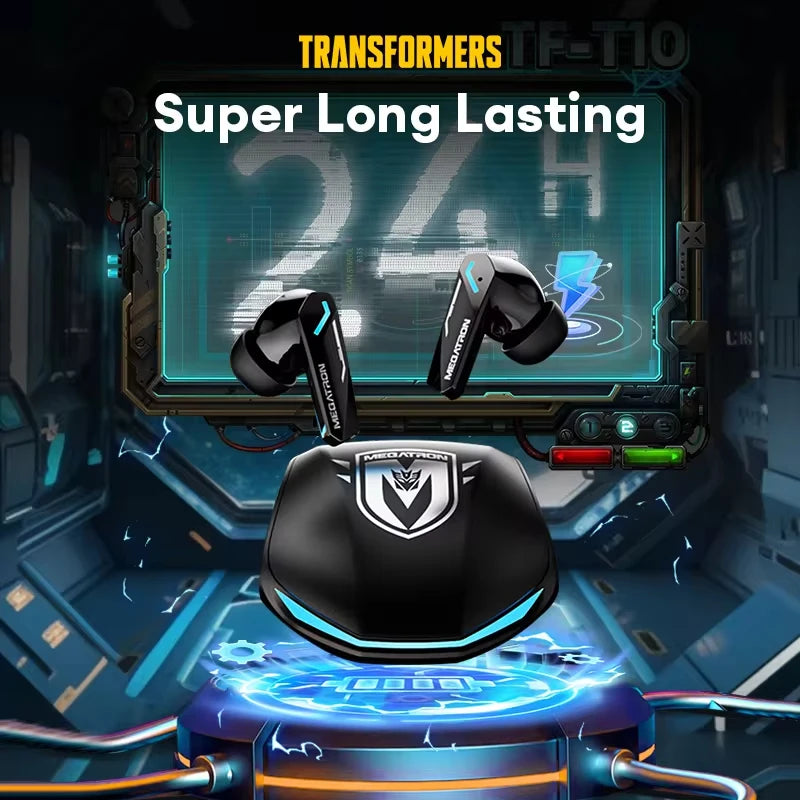 Transformers GM2 Pro Bluetooth Earphones Wireless Gaming Headset Earbuds