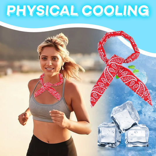 Outdoor Cooling Neck Ring Towel Camping Hiking Cycling Sports