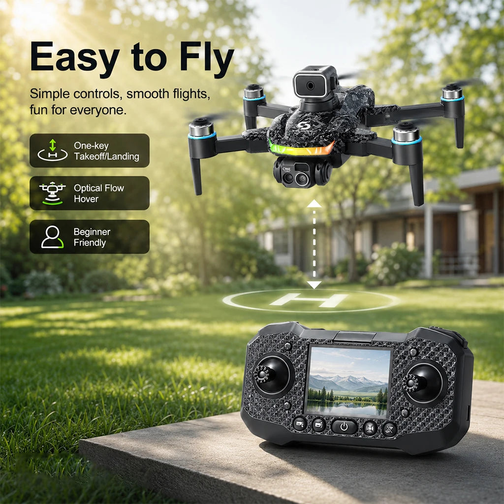 ZNLYRION RC Drone With Brushless Motors 360 Flip HD Camera