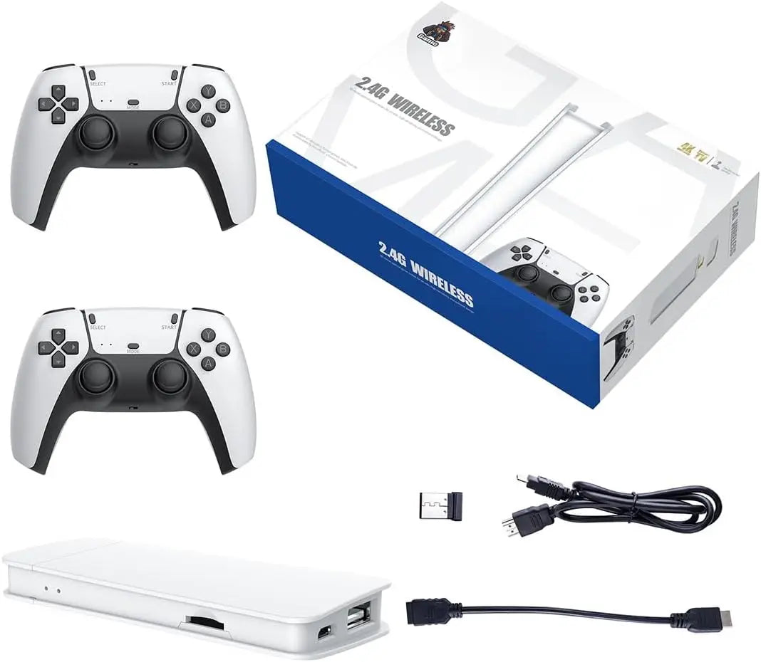 Retro 4K Console With 40K Classics 23 Emulators Dual Controllers
