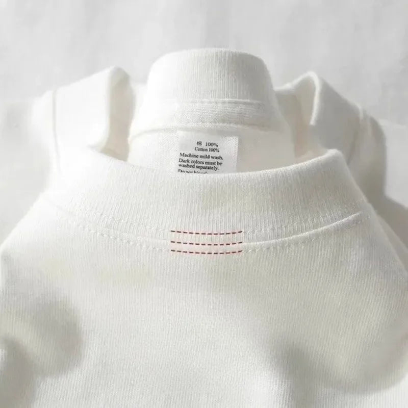 Men Cotton Broadcloth T Shirt Half Sleeve Round Neck Top