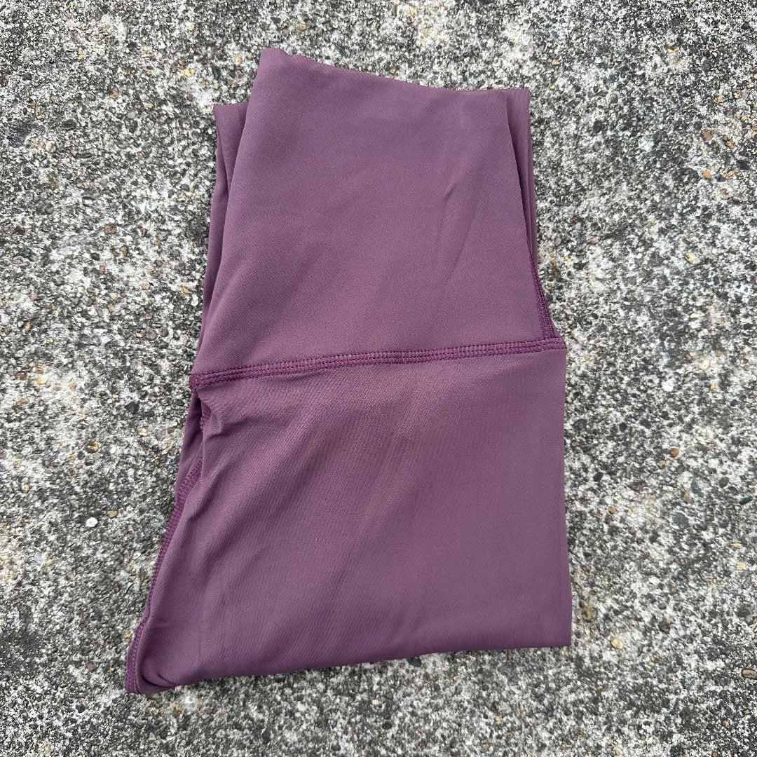 Women High Waist Yoga Leggings With Back Pocket Cropped Pants