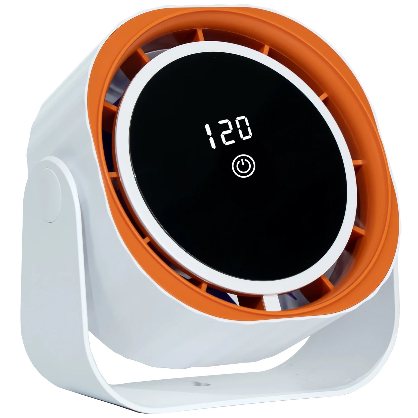 Haoyunma Portable Clip Desk Fan Touch Screen 360 Adjustable 3600mAh