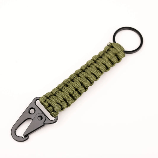 Paracord Keychain Braided Survival Rope With Carabiner Bottle Opener