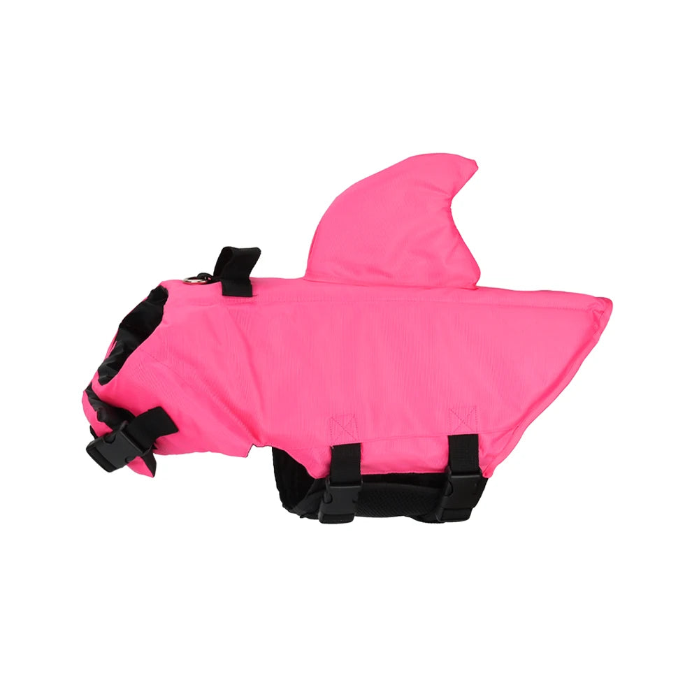 Shark Themed Dog Life Vest For Safe Swimming And Travel