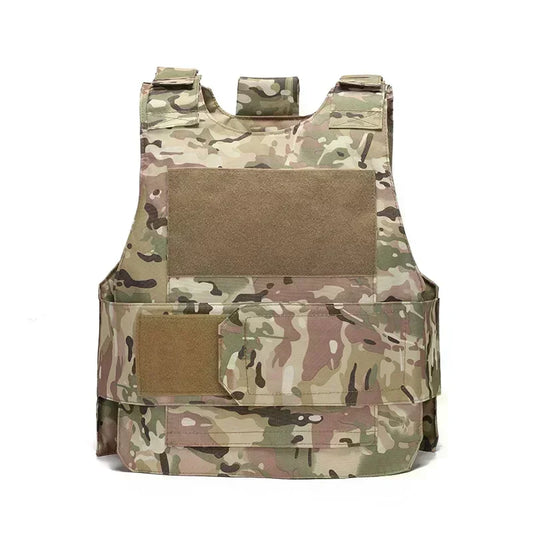 Tactical Airsoft Vest Multi Functional Carrier CP Camo 800D
