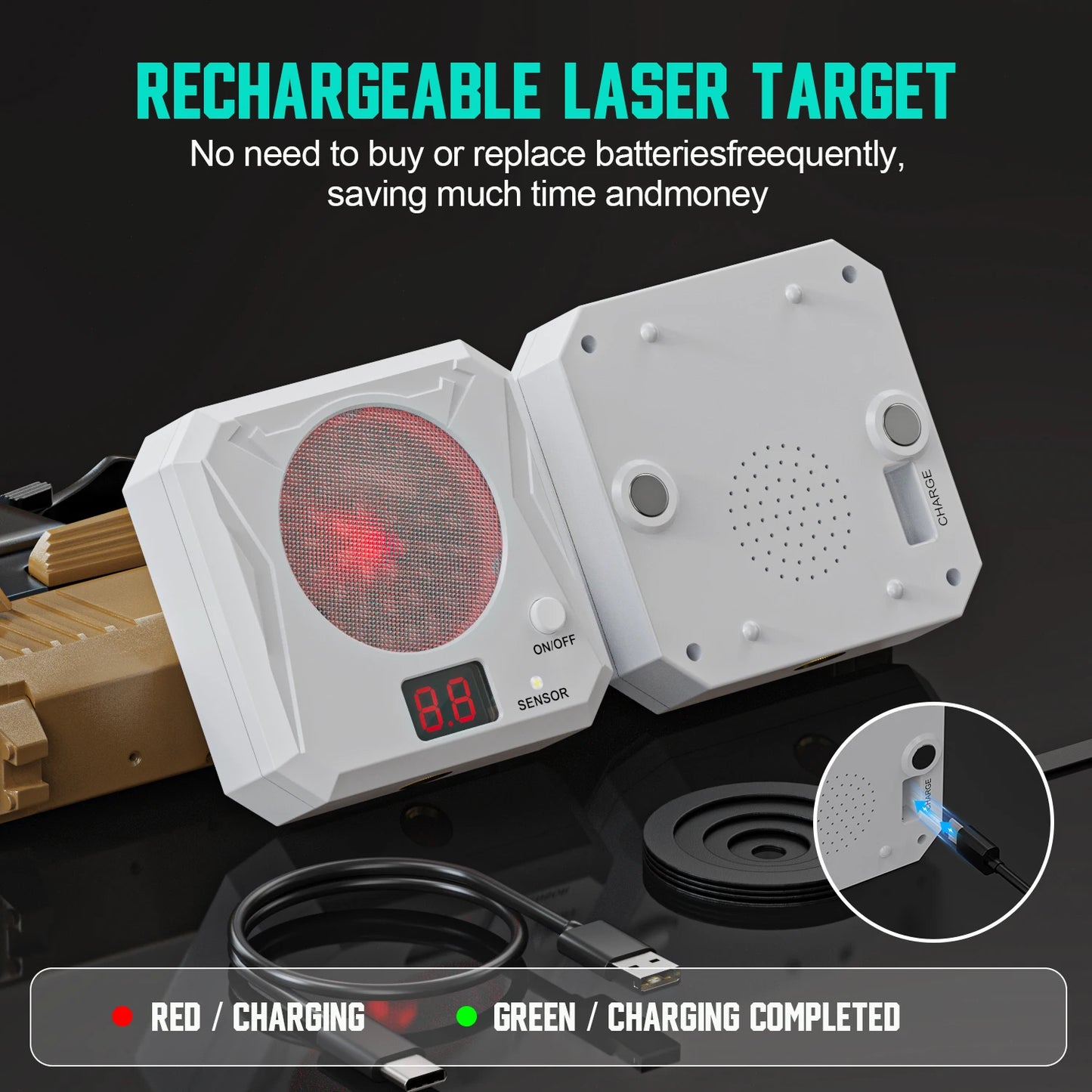 Infrared Induction Electronic Scoring Laser Target With Sound Effects