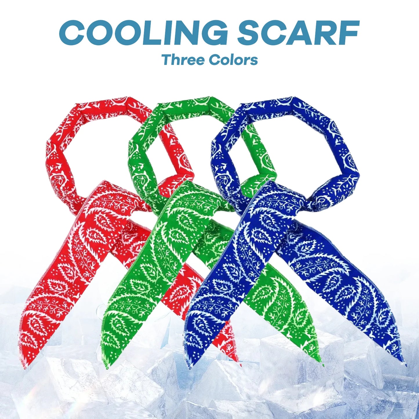 Outdoor Cooling Neck Ring Towel Camping Hiking Cycling Sports