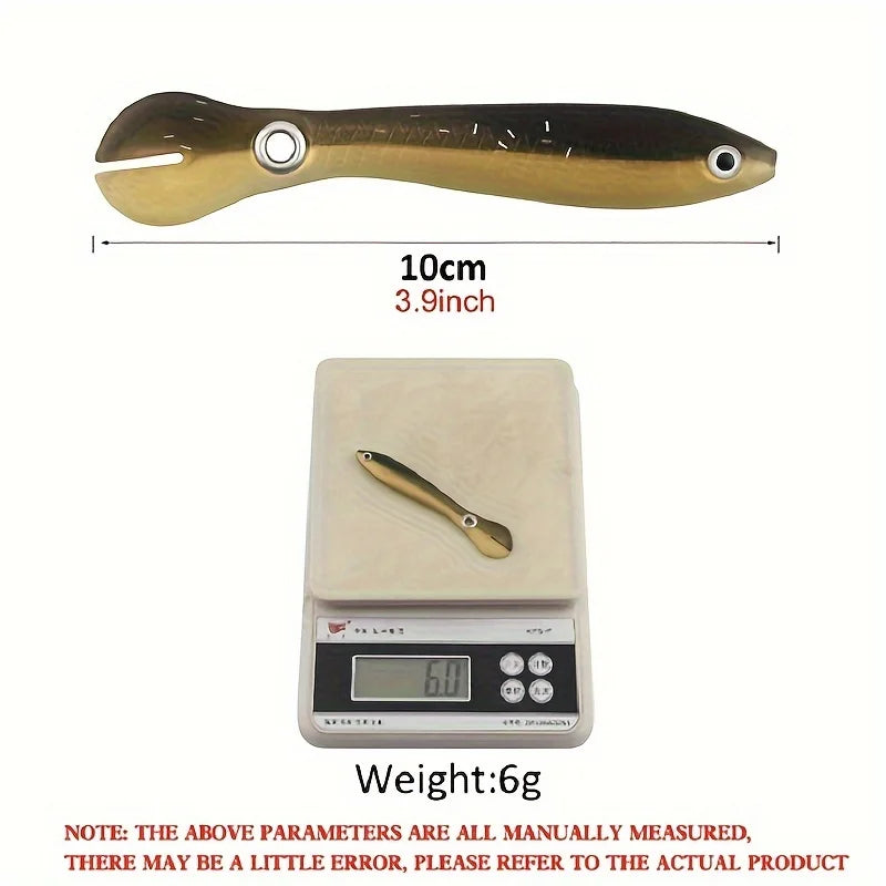 Five Piece Bionic Soft Bait Kit With Sliding Mechanism Lure