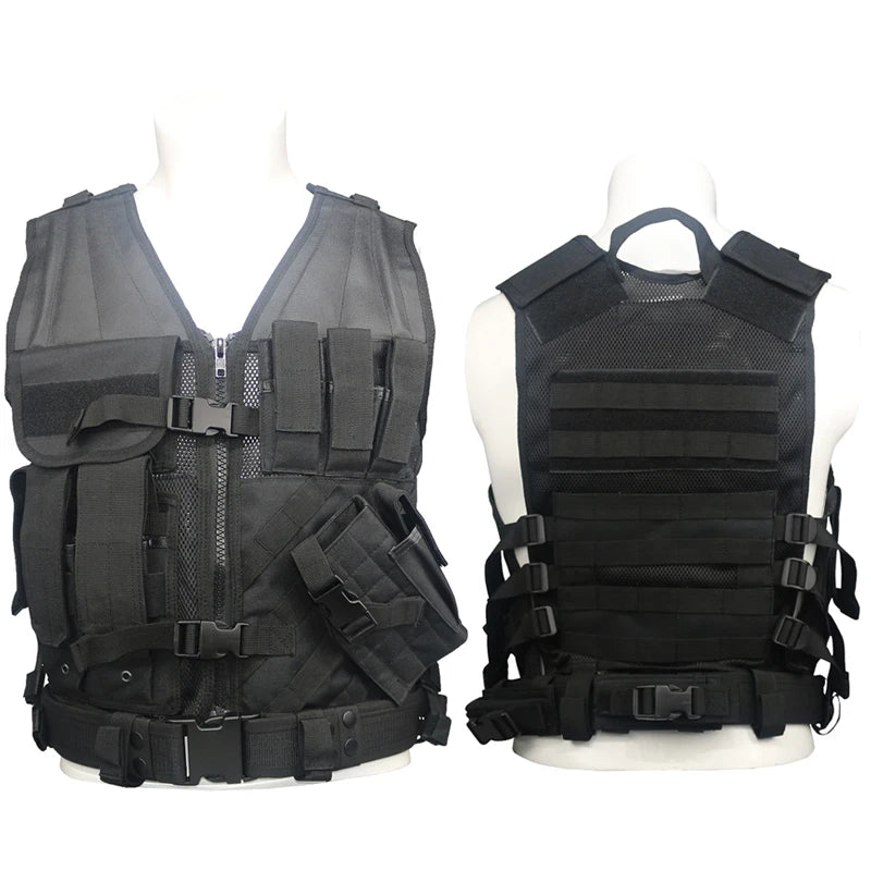 Molle Tactical Army Vest Armor Plate Carrier for Airsoft Paintball