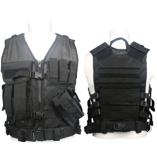 Molle Tactical Army Vest Armor Plate Carrier for Airsoft Paintball