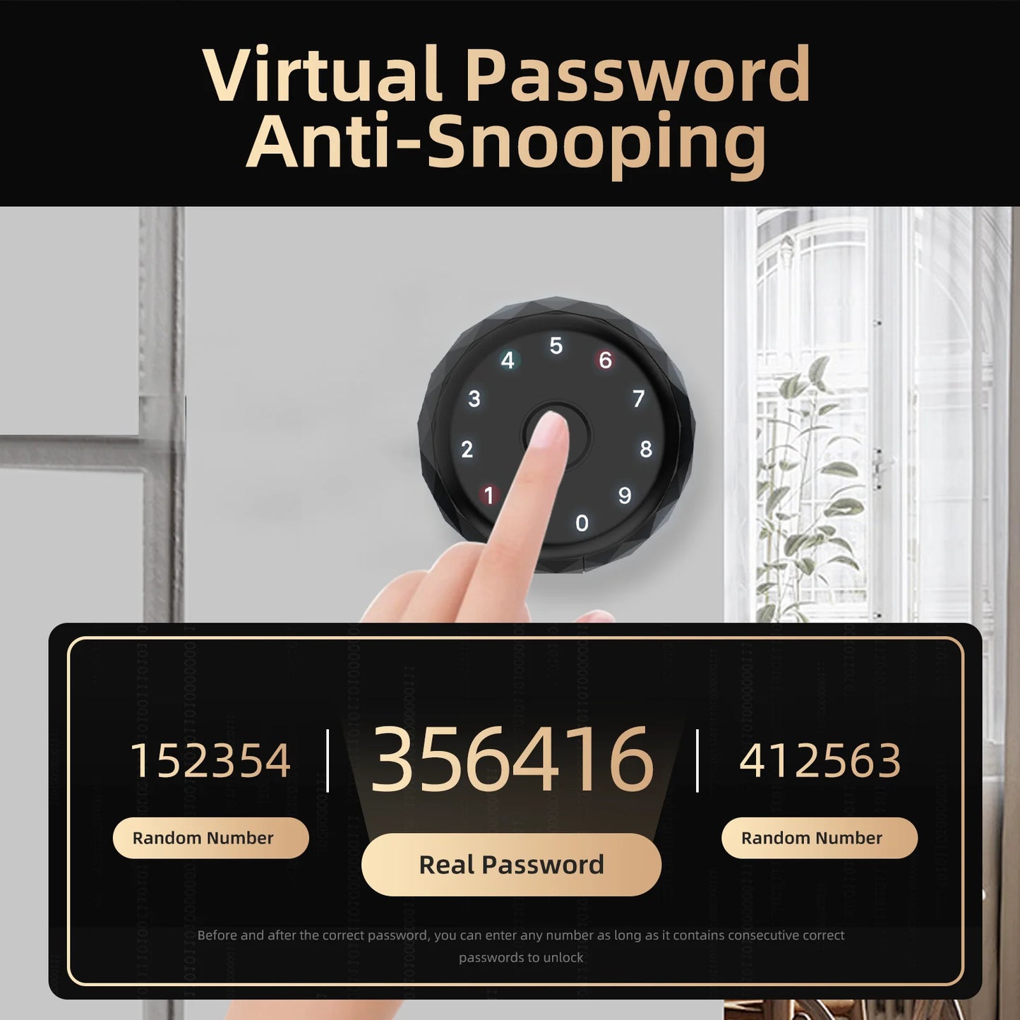 Viladepot Smart Lock With Fingerprint App Control Keypad