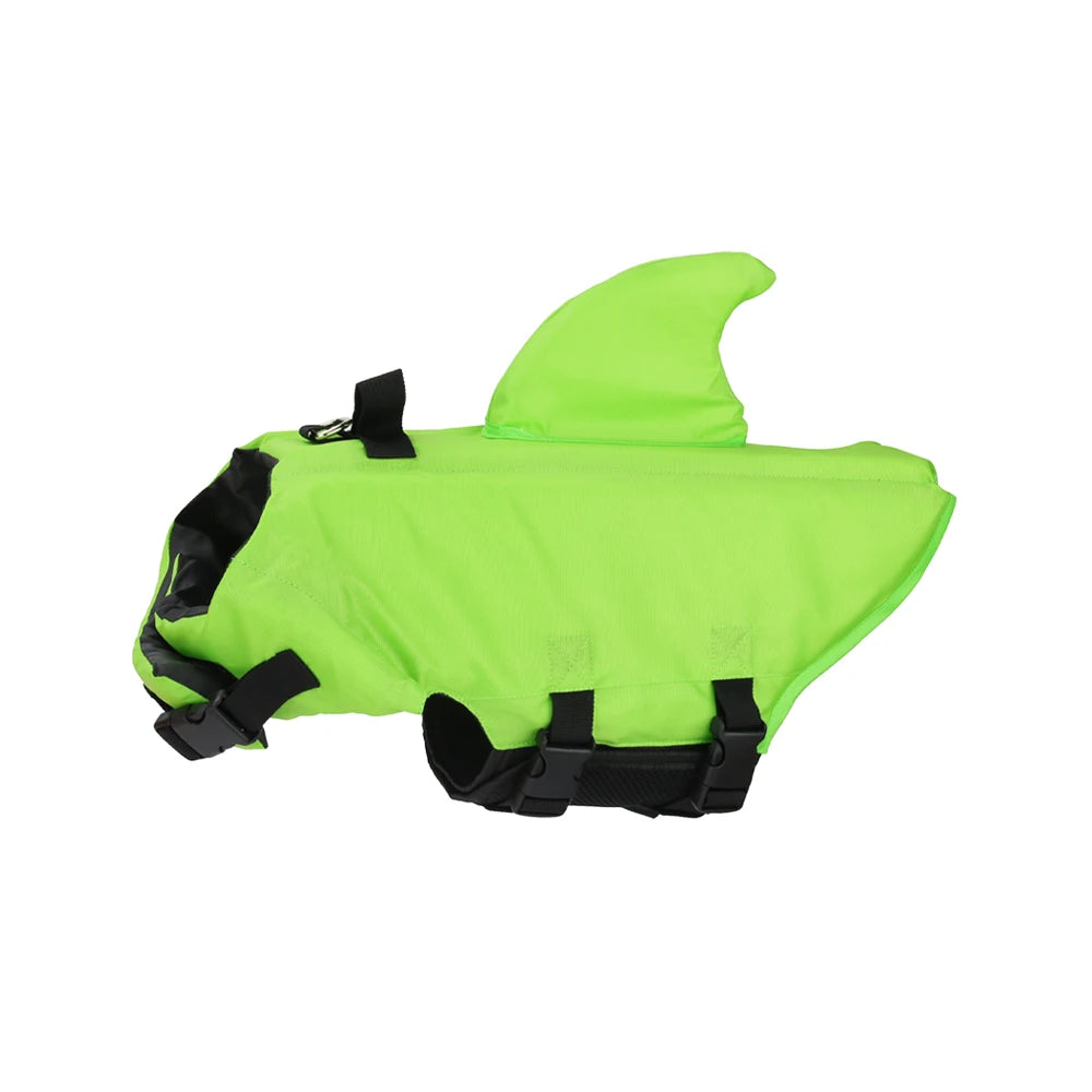 Shark Themed Dog Life Vest For Safe Swimming And Travel