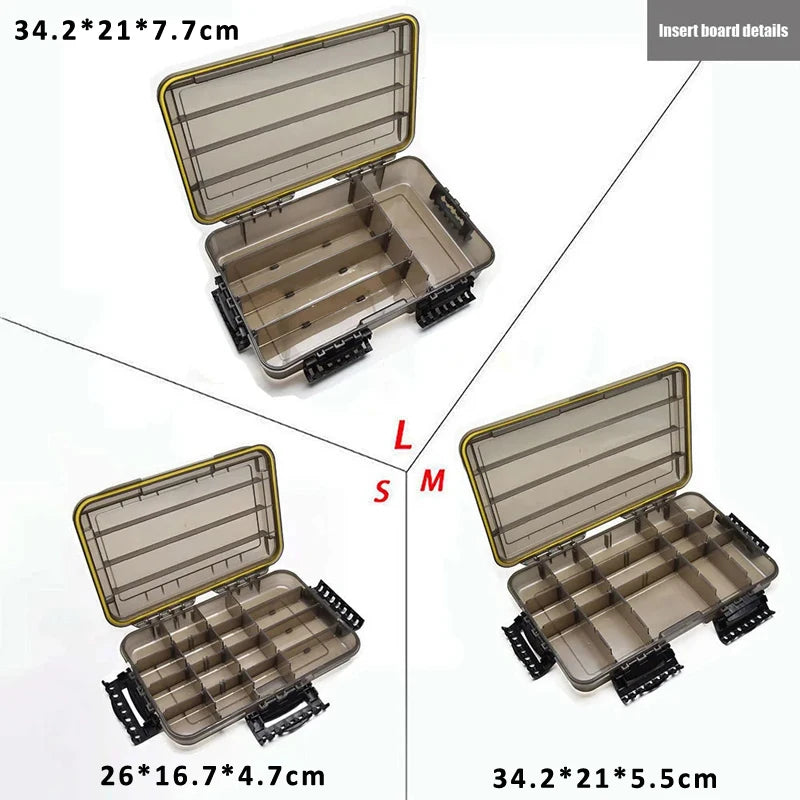 Waterproof Fishing Tackle Box Large Capacity Organizer