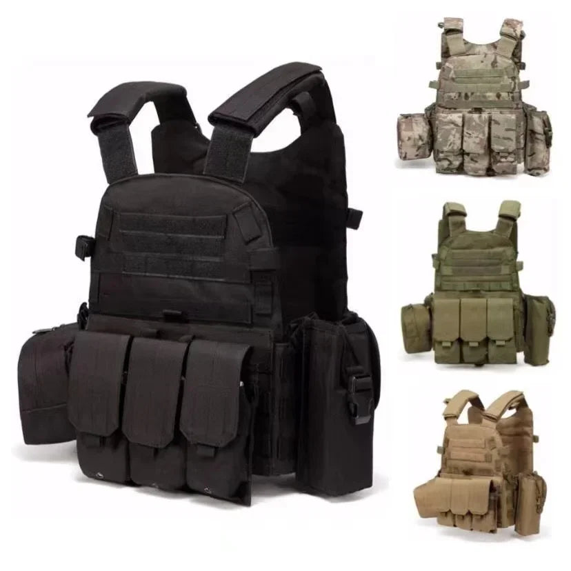 6094 Military Tactical Vest Body Armor Plate Carrier For Airsoft Wargame