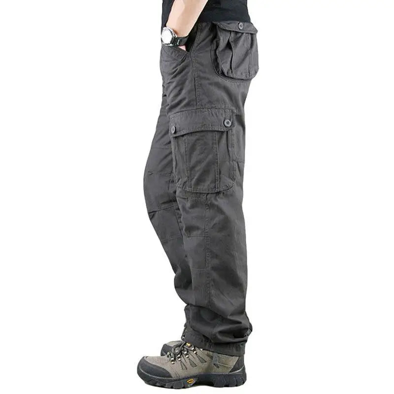 Tactical Cargo Pants For Men Cotton Outdoor Work Trousers