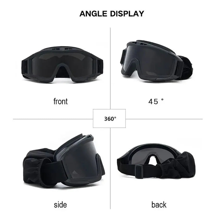 Explosion Proof Shooting Tactical Goggles For Airsoft And Paintball